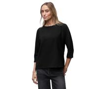 Street One 3221221 Camiseta con Textura Brillante, Negro, 46 Mujeres