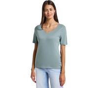 Street One 3227205 Camiseta con Escote corazón, Arona Blue, 44 Mujeres