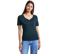 Street One 3227205 Camiseta con Escote corazón, Azul Marino, 42 para Mujer