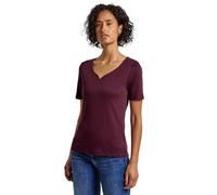 Street One 3227205 Camiseta con Escote corazón, Rojo Noble, 48 Mujeres