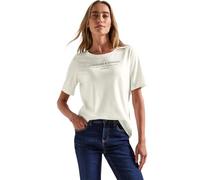 Street One 3227215 Camiseta con Palabra, Blanco Crudo, 36 Mujeres