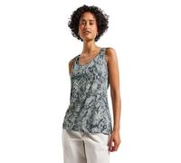 Street One 3227245 Top de Aspecto de Seda con Nudo, Arona Blue, 40 Mujeres