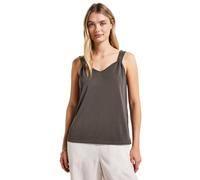 STREET ONE 3227285 Top de Aspecto de Seda con Nudo, Nomad Brown, 40 Mujeres