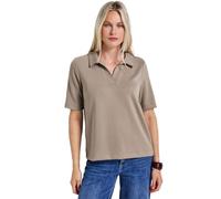 Street One 3227352 Polo de Aspecto de Seda, Morning Beige, 36 Mujeres