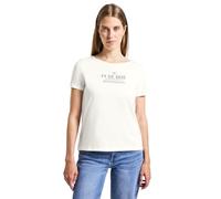 Street One 3227595 Camiseta con diseño de Palabras, Blanco Crudo, 44 Mujeres