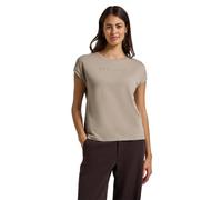 Street One 3227599 Camiseta con Detalles de Purpurina, Morning Beige, 42 Mujeres