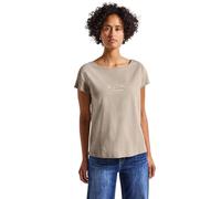 Street One 3227731 Camiseta con Palabra, Morning Beige, 44 Mujeres