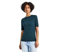 Street One 3228125 Camiseta básica con Cuello de Tortuga, Azul Marea, 48 Mujeres