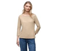 Street One 3228254 Camiseta con Cuello carré, Beige Sanded Mel, 48 Mujeres