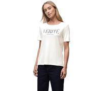 Street One 3228291 Camiseta con Palabra, Blanco Crudo, 46 Mujeres