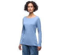 Street One 3228737 Camisa básica de Manga Larga, Azul Esmerilado, 44 para Mujer