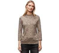 Street One 3228738 Camiseta básica de Cuello Alto Leo, Beige Arenado, 44 para Mujer