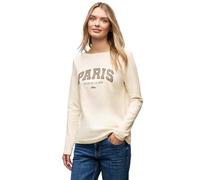 Street One 3229079 Camiseta con Cuello Barco, Beige Suave, 42 Mujeres