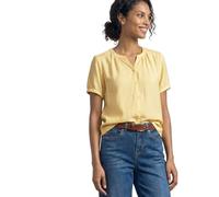 Street One 3412808 Camisa de Manga Corta con Cuello Abierto y Botones para Mujer (Paquete de 1), Suave Amarillo, 48