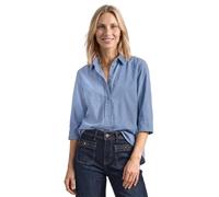Street One 3413556 - Blusa de Manga 3/4 para Mujer con Mezcla de Pana, Azul del Norte, 38
