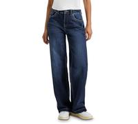 Street One 3715674 Vaqueros de Pierna Ancha, Deep Indigo Soft Washed, 32W / 30L Mujeres