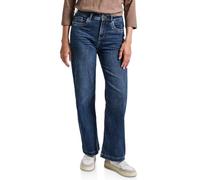 Street One 3715695 Vaqueros de Pierna Ancha, Mid Blue Soft Washed, 33W / 30L Mujeres