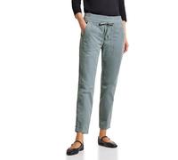 Street One 3715975 Pantalón de Pana de Corte Holgado, Azul Lavado, 38W / 28L Mujeres