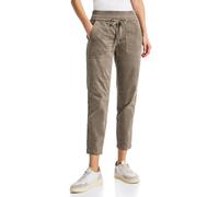 Street One 3715975 Pantalón de Pana de Corte Holgado, marrón Corteza, 40W / 28L Mujeres