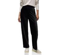 Street One 3716566 Pantalones de Pana de Pierna Recta, Negro, 42W / 30L Mujeres
