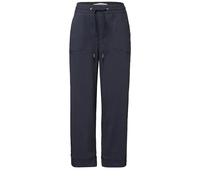 Street One 3716622 Pantalones de Corte Informal con Giro, Deepwater Blue, 38W / 28L Mujeres