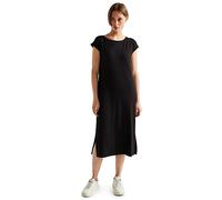 Street One A143689 Vestido de Verano Acanalado, Negro, 42 para Mujer