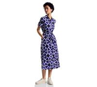 Street One A144074 Vestido Midi Estampado, Women's, Violet Blue, 40