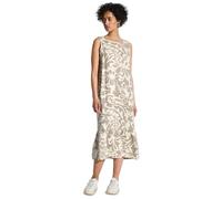 Street One A144344 Vestido con Volantes con Estampado, Dark Moonstone Sand, 38 Mujeres