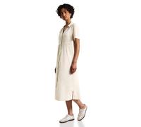 Street One A144347 Vestido de Lino Manga Corta, Moonstone Sand, 44 Mujeres