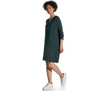 Street One A144385 Vestido de Color Liso, Verde Oscuro, 46 Mujeres