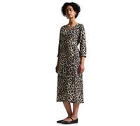 Street One A144498 Vestido Midi con Estampado, Negro, 38 Mujeres