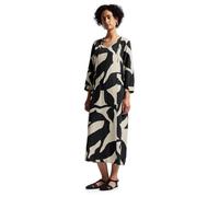 Street One A144498 Vestido Midi con Estampado, Whale Tail Grey, 36 Mujeres
