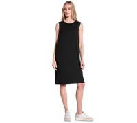 Street One A144502 Vestido con Detalle de Gasa, Negro, 44 Mujeres