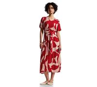 Street One A144503 Vestido Largo Estampado, Glory Red, 48 Mujeres