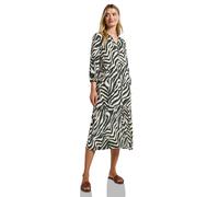 STREET ONE A144561 Vestido con Volantes con Estampado, Pine Grove Green, 42 Mujeres
