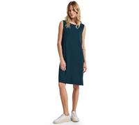 Street One A144583 Vestido de Color Liso, Azul Marea, 46 Mujeres