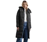 STREET ONE A201975 Largo Acolchado Jkt, Negro, 40 Mujeres