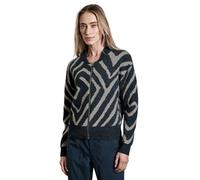 Street One A253912 Cárdigan de Jacquard, Cool Vintage Green, 46 para Mujer