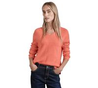 Street One A302769, Jersey con Textura Mujer, Peachwood Orange Melange, 38
