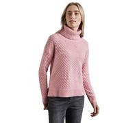 Street One A303046 Suéter Esponjoso con Cuello Enrollado_Estructura, Petal Rose Mel, 42 para Mujer