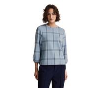 Street One A320894 Camiseta de Manga 3/4 a Cuadros, Women's, Light Spring Blue Melange, 40