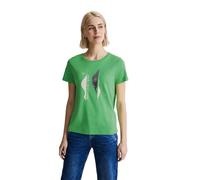 Street One A320899 Camiseta de Manga Corta Estampada, Women's, Light Spring Green, 44
