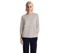 Street One A320904 Camiseta de Manga 3/4 Estampada, Women's, Smooth Sand Beige, 42
