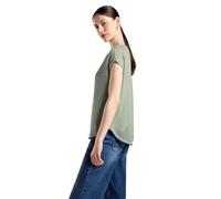 Street One A321489 Camiseta de Malla 2 en 1, Women's, Soft Moss Green, 36