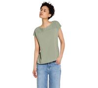 Street One A321490 Camiseta de Ganchillo, Women's, Soft Moss Green, 48