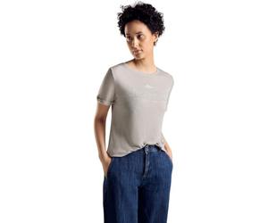 Street One A321543 Camiseta con Estampado, Women's, Smooth Sand Beige, 42