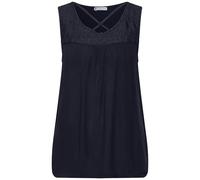 Street One A321623 Top de Encaje, Women's, Azul Intenso, 46