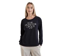 STREET ONE A322126 Camiseta de Manga Larga con Estampado, Night Sky Blue, 38 Mujeres