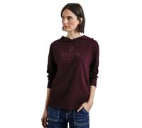 Street One A322260 Sudadera con Capucha con Bordado, Enigma Red, 44 para Mujer
