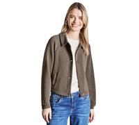 Street One A322585 Chaqueta de Aspecto de Seda, Marrón Muddy Brown, 44 para Mujer